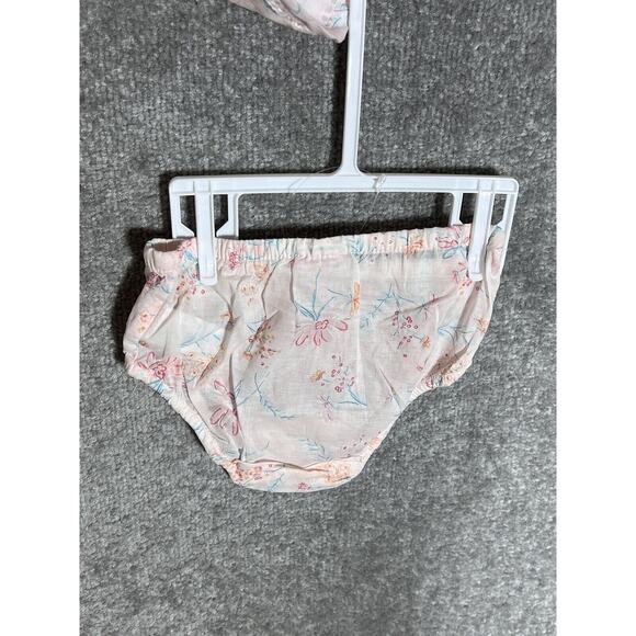 Tommy Bahama Kids Sleeveless 2pc Dress Infant Girls Size 12M Pink Floral NWT - Picture 6 of 8